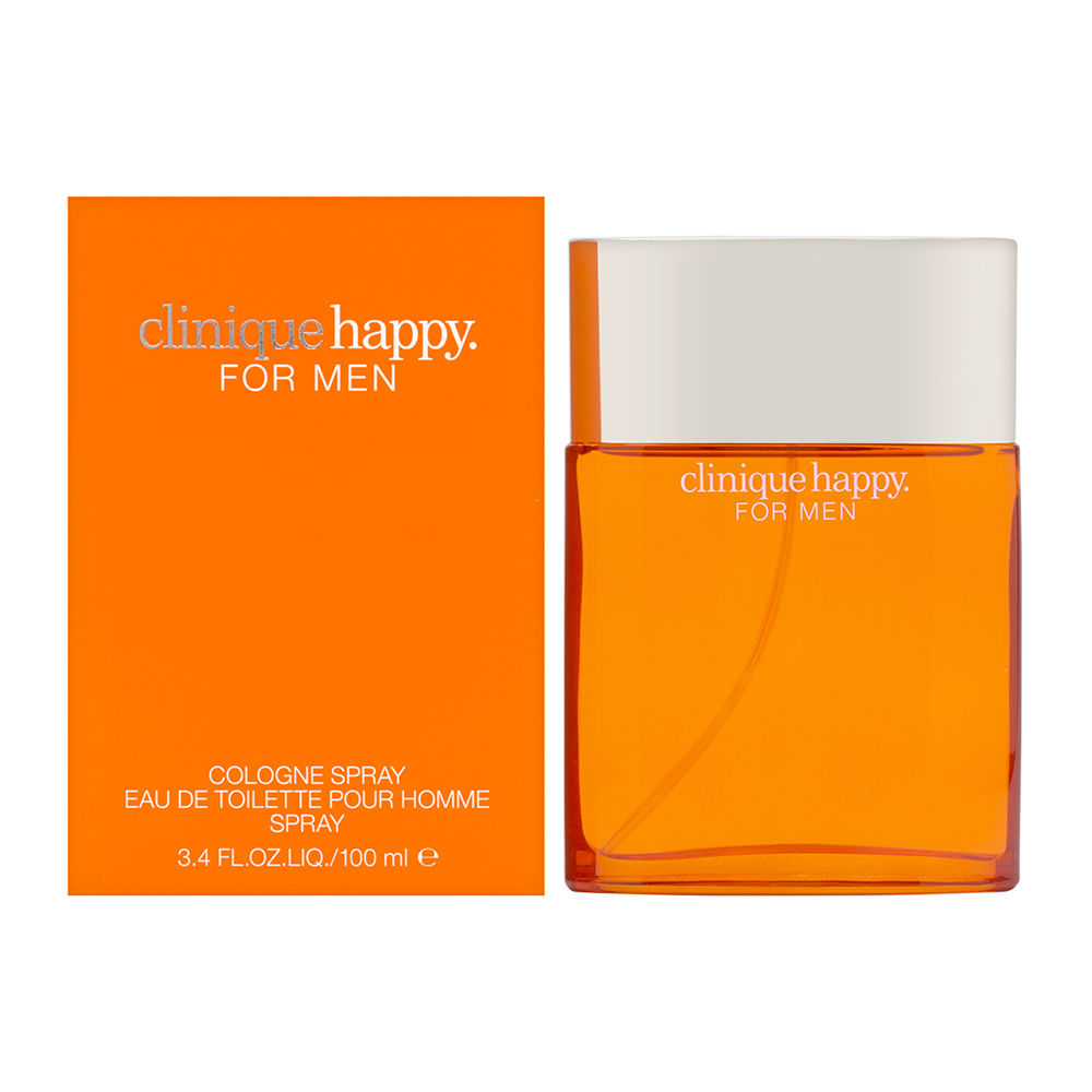 Happy by Clinique for Men 3.4 oz Cologne Spray Brand New