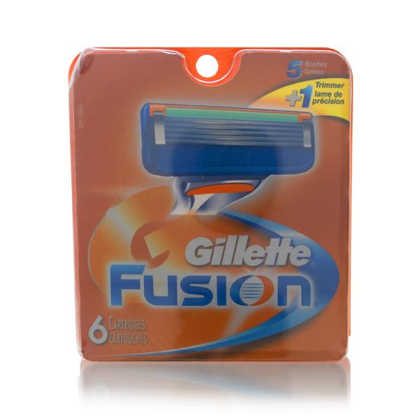 Gillette Fusion manual replacement cartridges (6 cartridges) (047400312760)