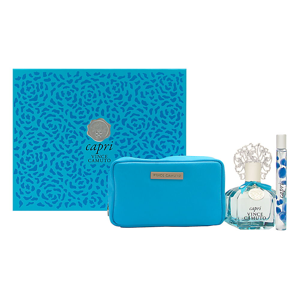 Vince camuto capri 3pcs 3.4 EDP spr, 0.2 EDP rollerball, bag (w) (608940568453)