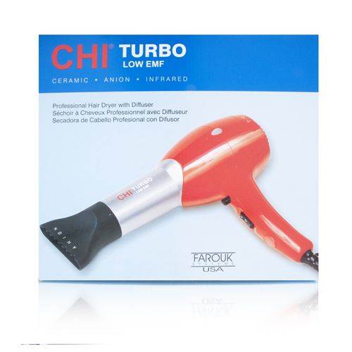 CHI Turbo Low EMF Hair Dryer Model No. GF1541