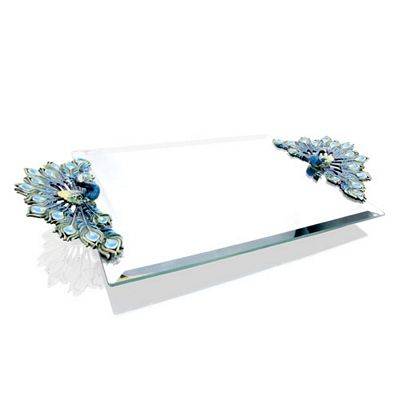 Peacock Vanity Tray Model No. DT-65