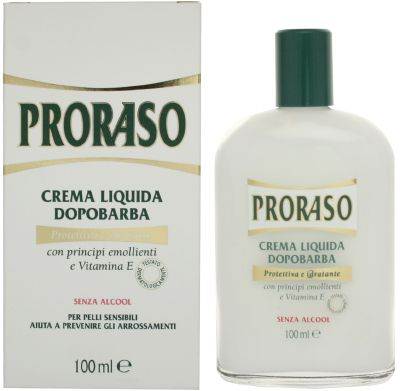 Proraso Crema Liquida Dopobarba (Liquid Cream After Shave Balm) 3.4 oz