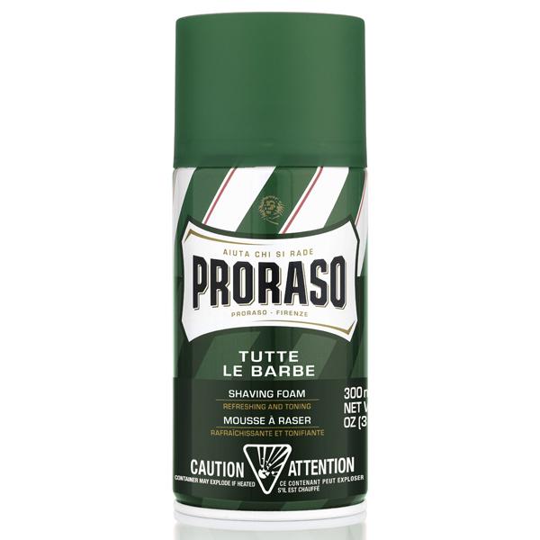 Proraso Shaving Foam with Eucalyptus Oil and Menthol Refreshing and Toning Formula
