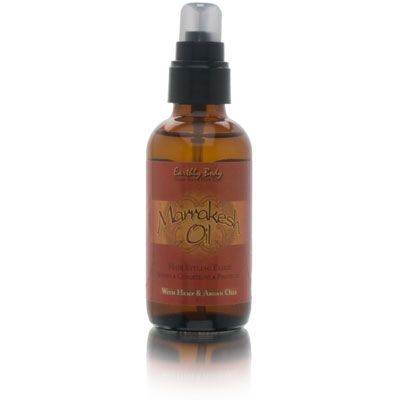Earthly Body Marrakesh Oil Hair Styling Elixir with Hemp Argan 2.0 oz