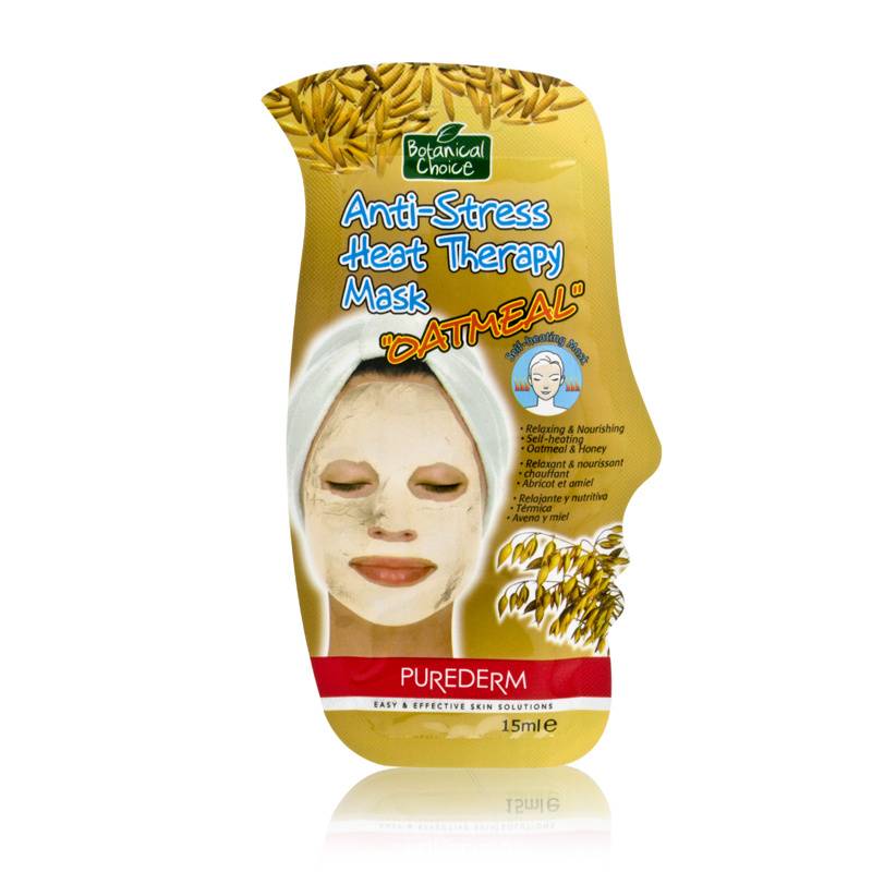 Purederm Botanical Choice Anti-Stress Heat Therapy Mask - Oatmeal