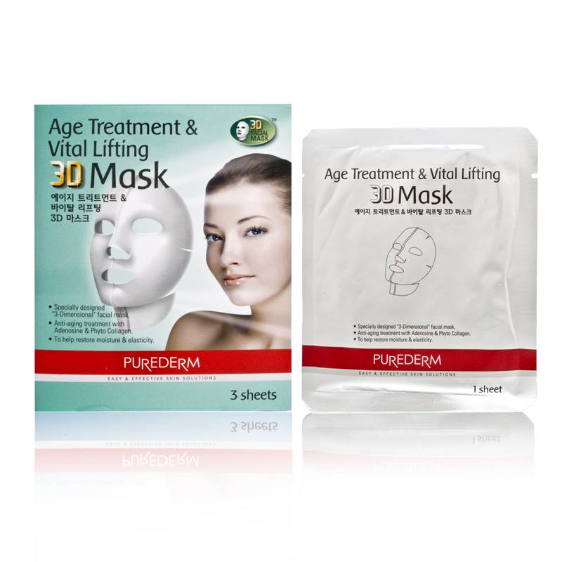 Purederm Age Treatment & Vital Lifting 3D Mask