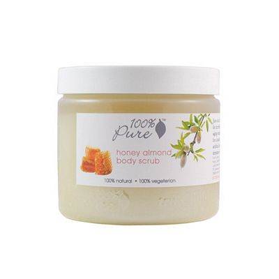 100 Pure Body Scrub - Honey Almond 473ml/16oz