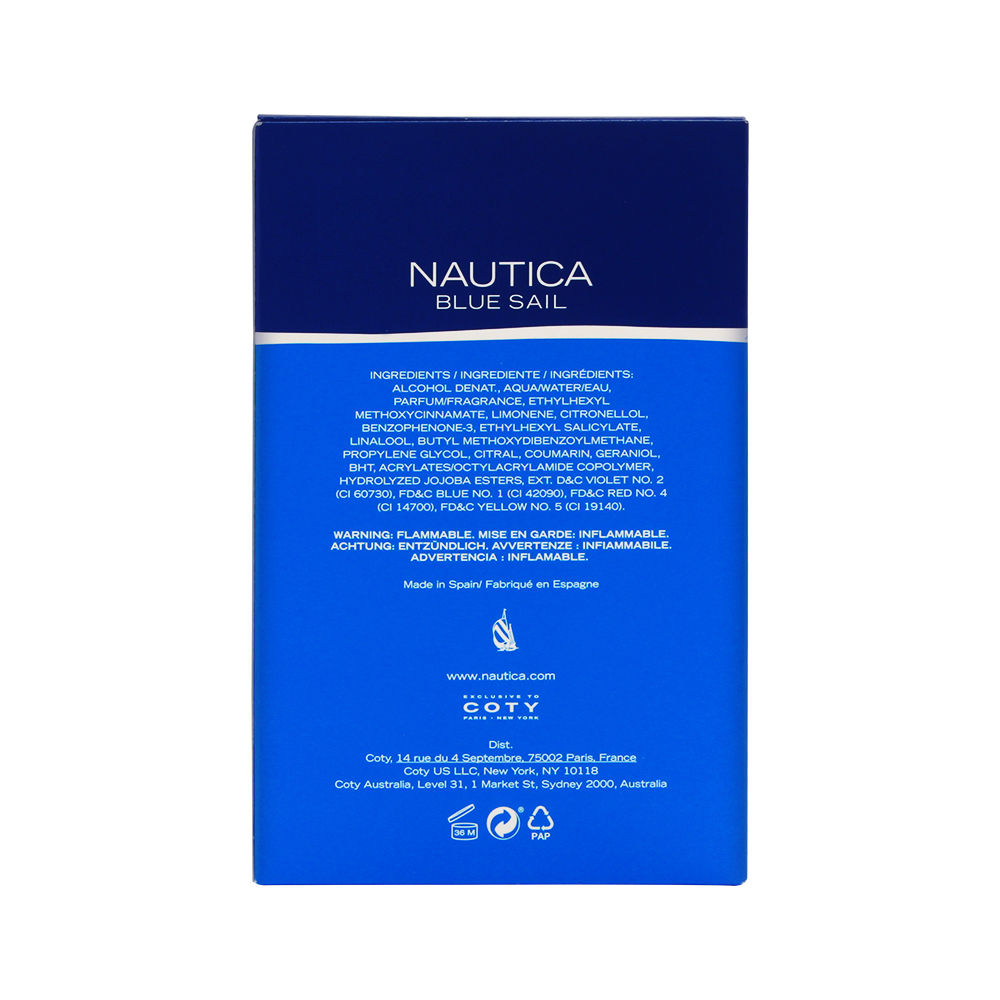 Coty Nautica Blue Sail by Nautica for Men Spray Shower Gel