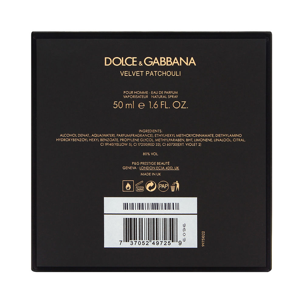 Dolce & Gabbana Velvet Patchouli 1.6oz EDP Spray