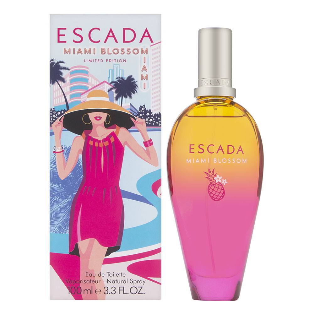 Coty Escada Miami Blossom for Women EDT Spray Shower Gel