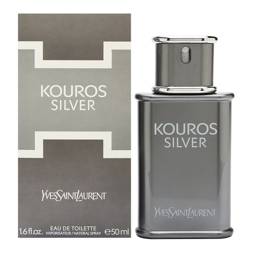 Kouros Silver by Yves Saint Laurent for Men 1.6oz EDT Spray