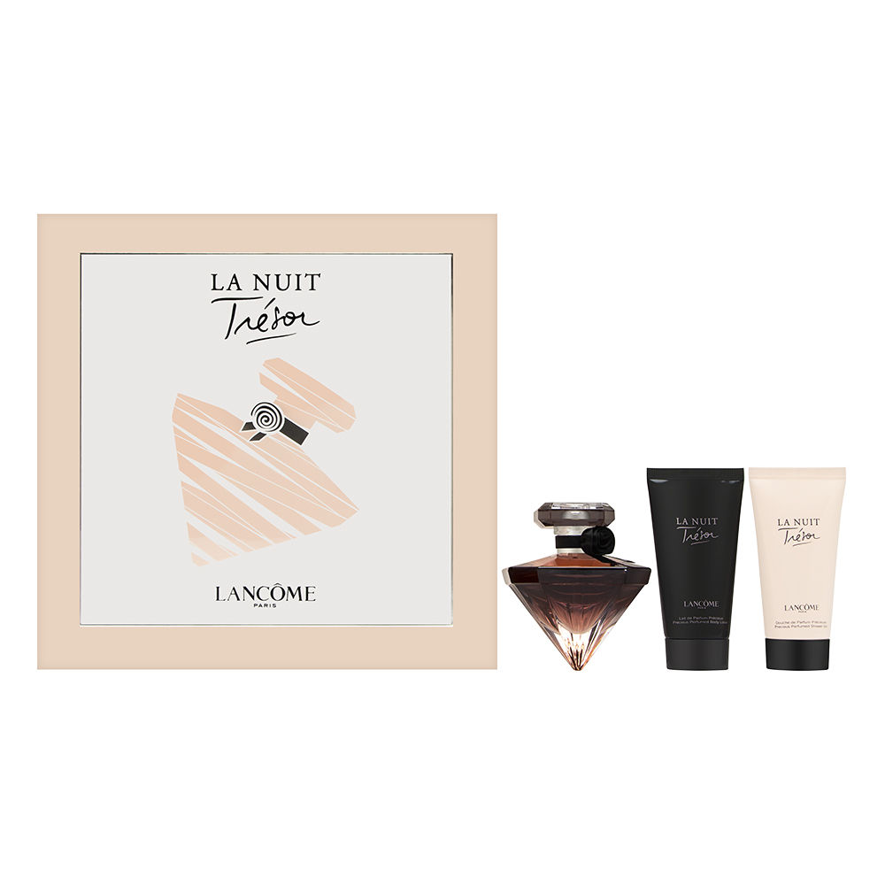 Tresor La Nuit by Lancome for Women 1.7oz EDP Spray Body Lotion Shower Gel