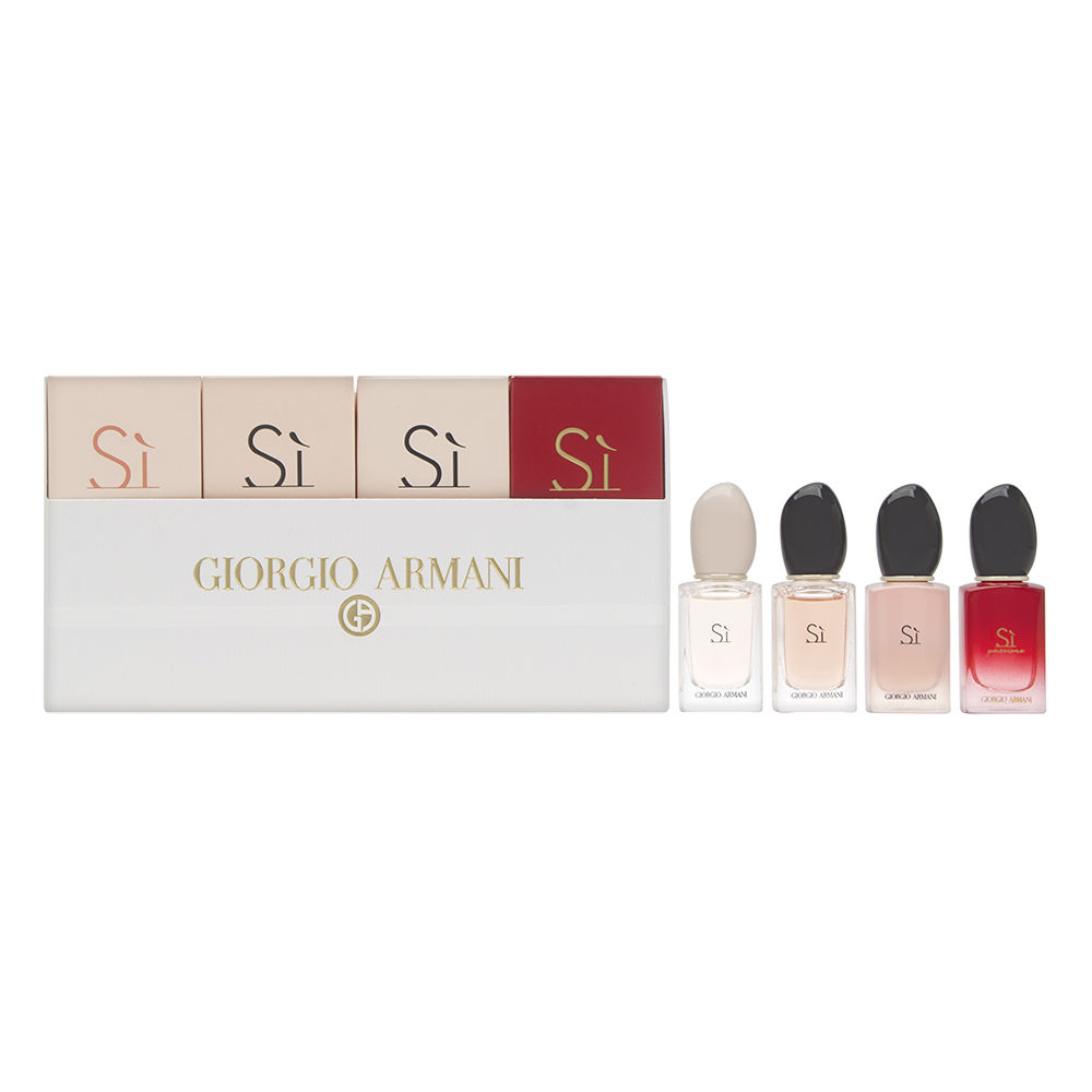 Giorgio Armani Si for Women Miniature Collection 7ml 0.24oz EDP EDT Gift Set