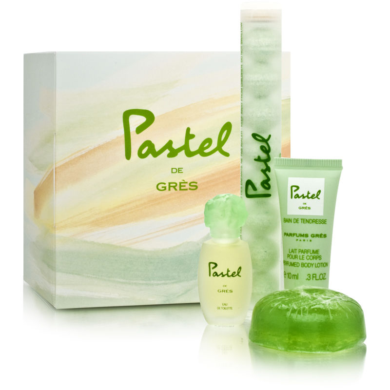 Parfums Gres Pastel de Gres by Gres for Women 0.16oz EDT Body Lotion Gift Set