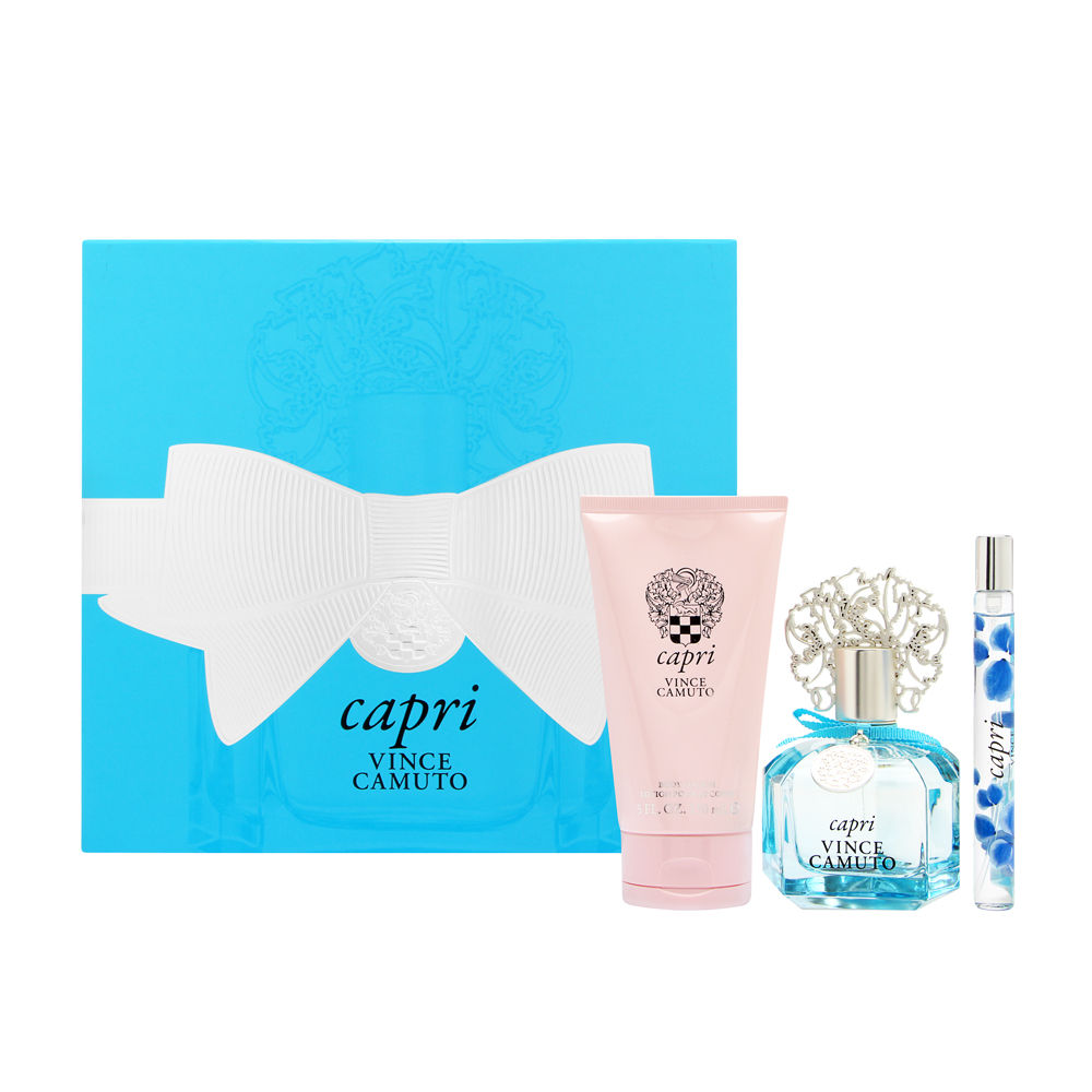 Parlux Vince Camuto Capri for Women 3.4oz Parfum EDP Spray Body Lotion Gift Set