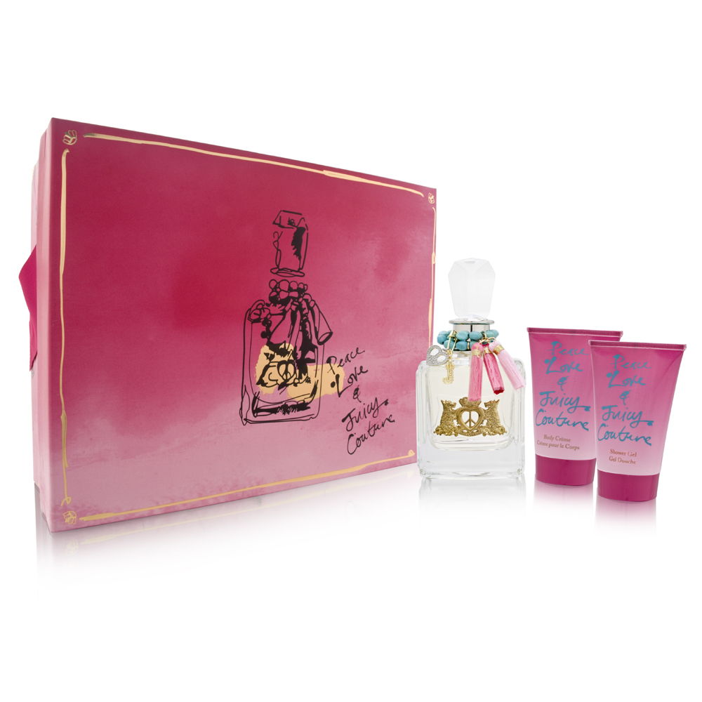 Peace Love & Juicy Couture by Juicy Couture for Women Gift Set