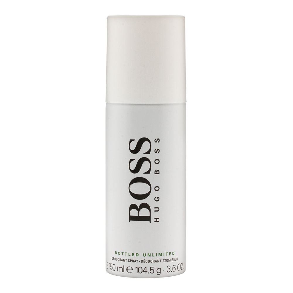 Boss Bottled Unlimited by Hugo Boss for Men 3.6oz Spray Deodorant Spray Shower Gel