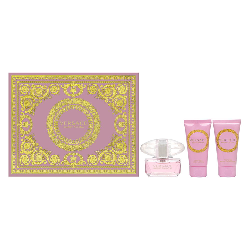 Euro Italia Versace Bright Crystal by Versace for Women Gift Set
