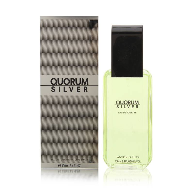 Quorum Silver by Antonio Puig for Men Spray Shower Gel