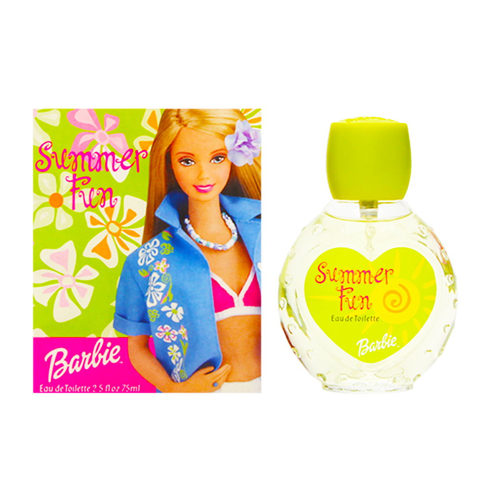 Barbie Summer Fun by Mattel 2.5oz EDT Spray Shower Gel